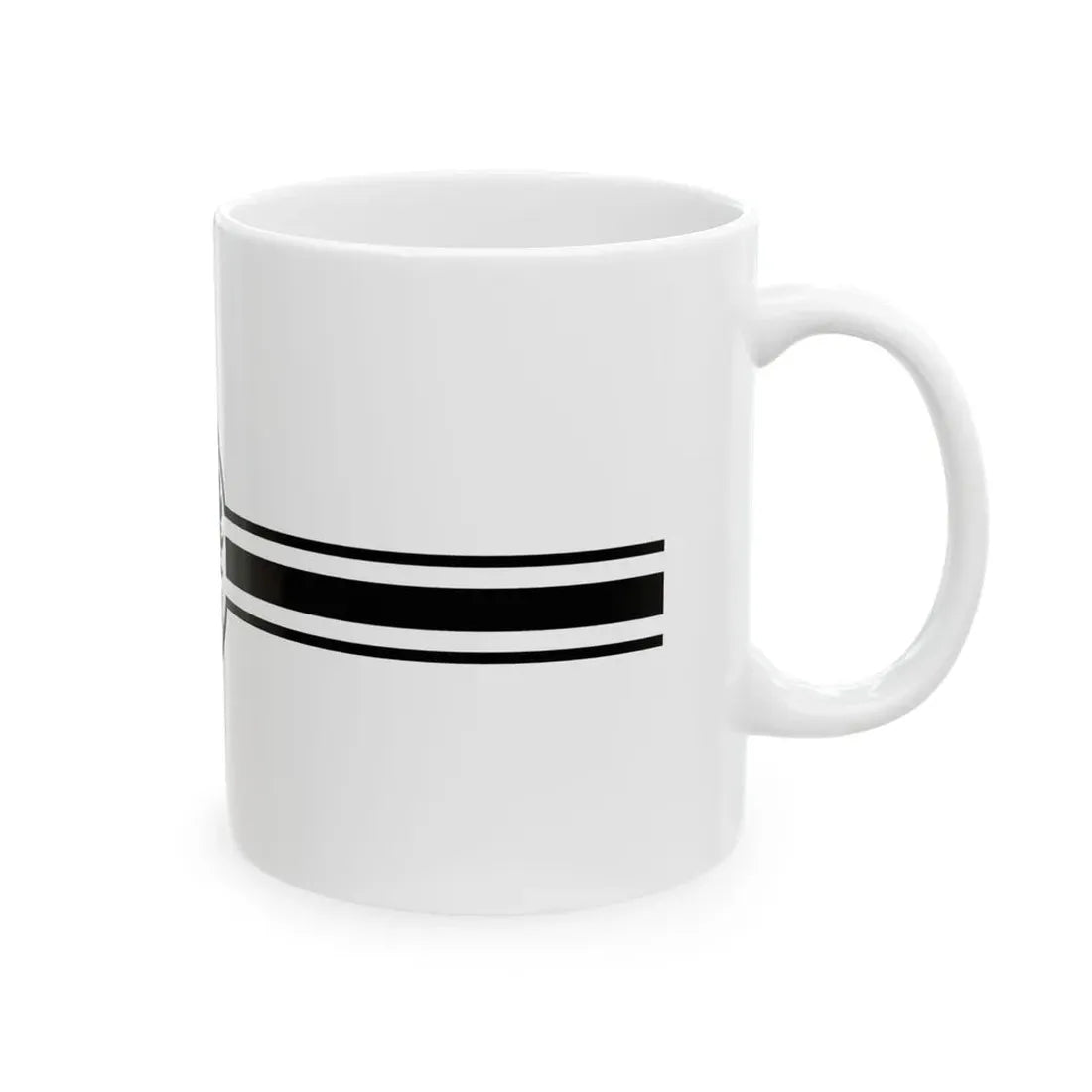 War Ensign of Germany 1867-1892 (Germany) White Coffee Mug - Go Mug Yourself