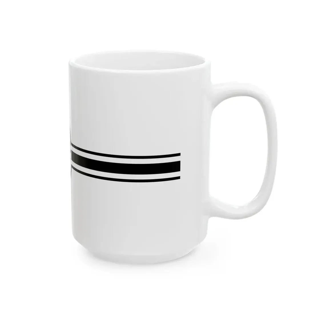 War Ensign of Germany 1867-1892 (Germany) White Coffee Mug - Go Mug Yourself