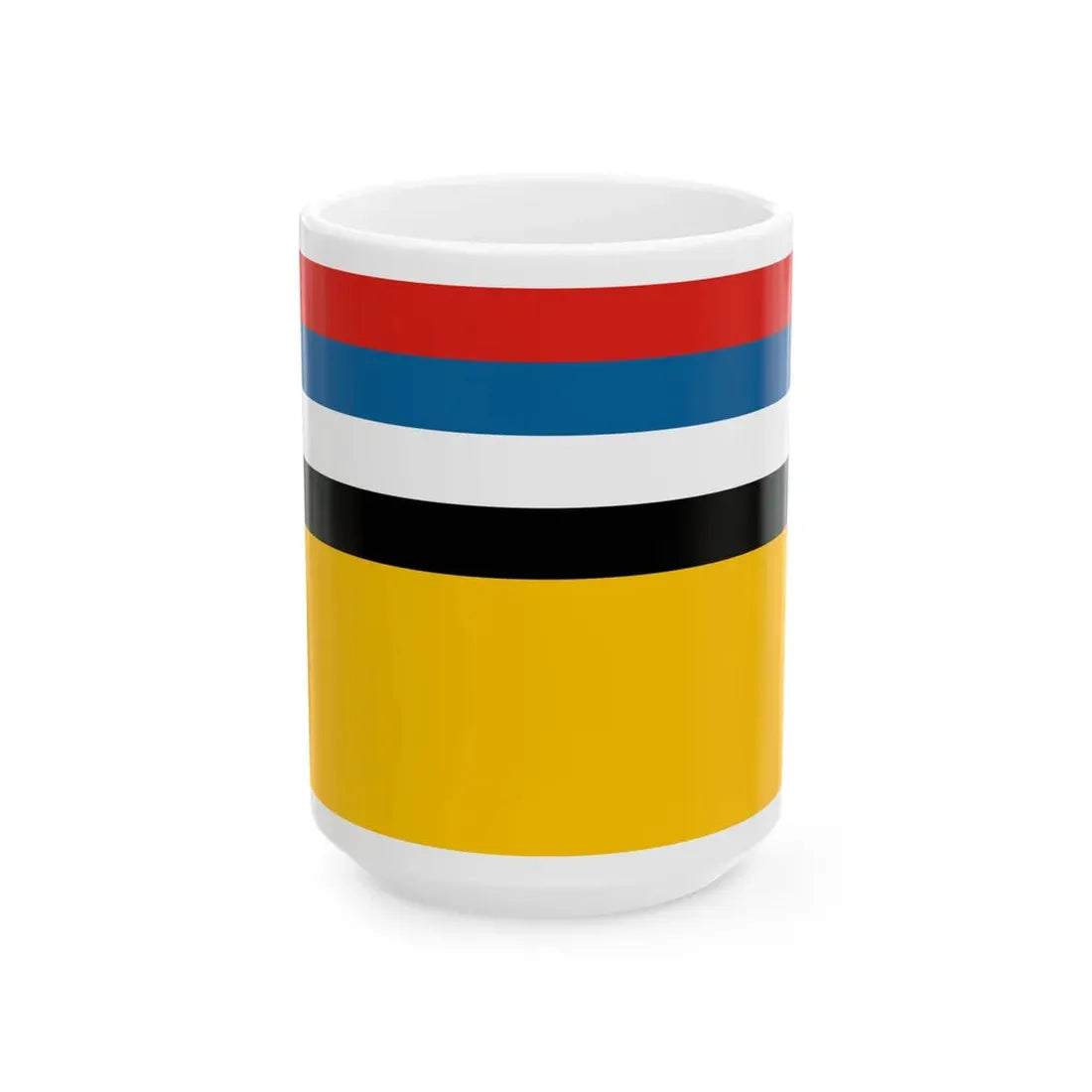 War Ensign of Manchukuo (China) White Coffee Mug 15oz - Go Mug Yourself