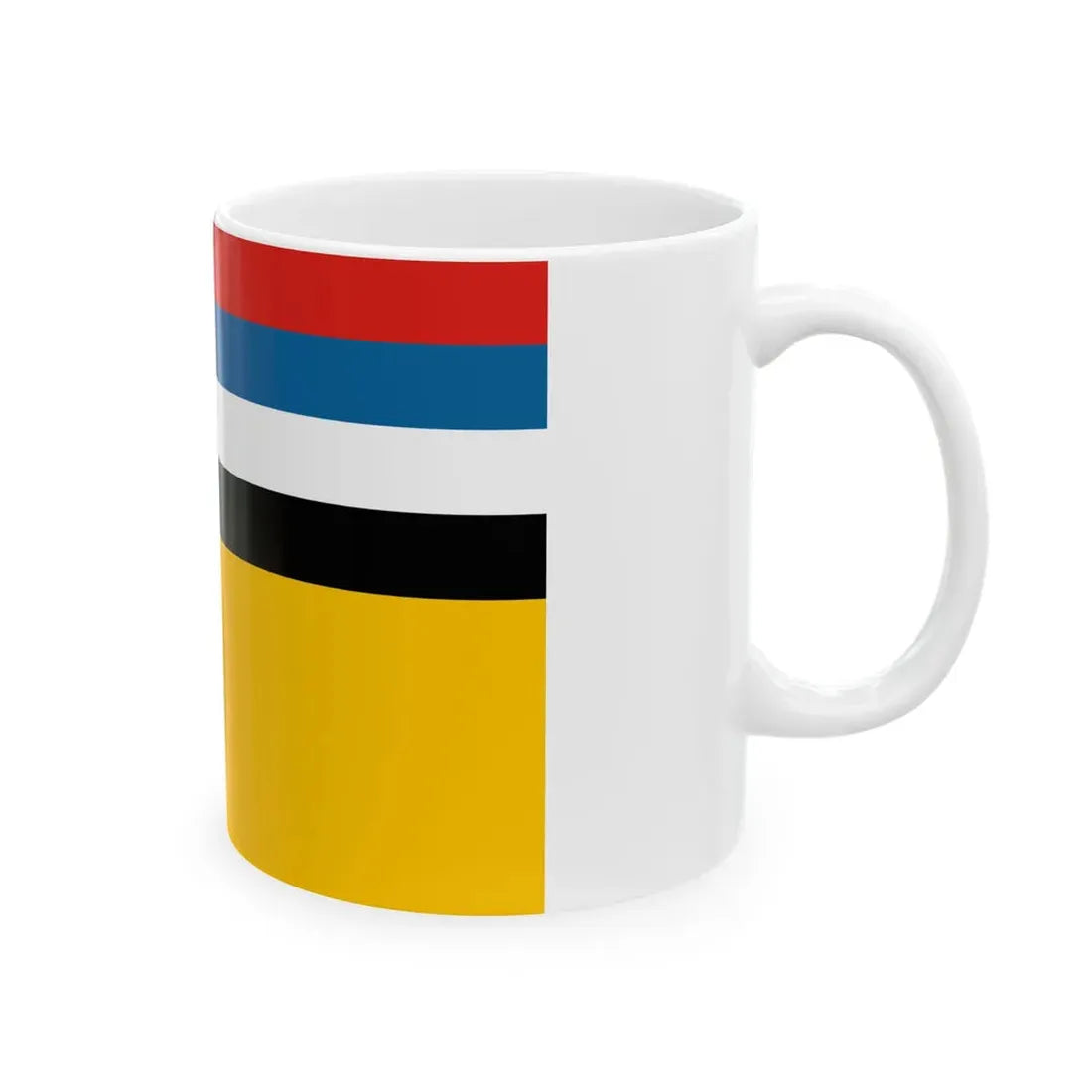 War Ensign of Manchukuo (China) White Coffee Mug - Go Mug Yourself