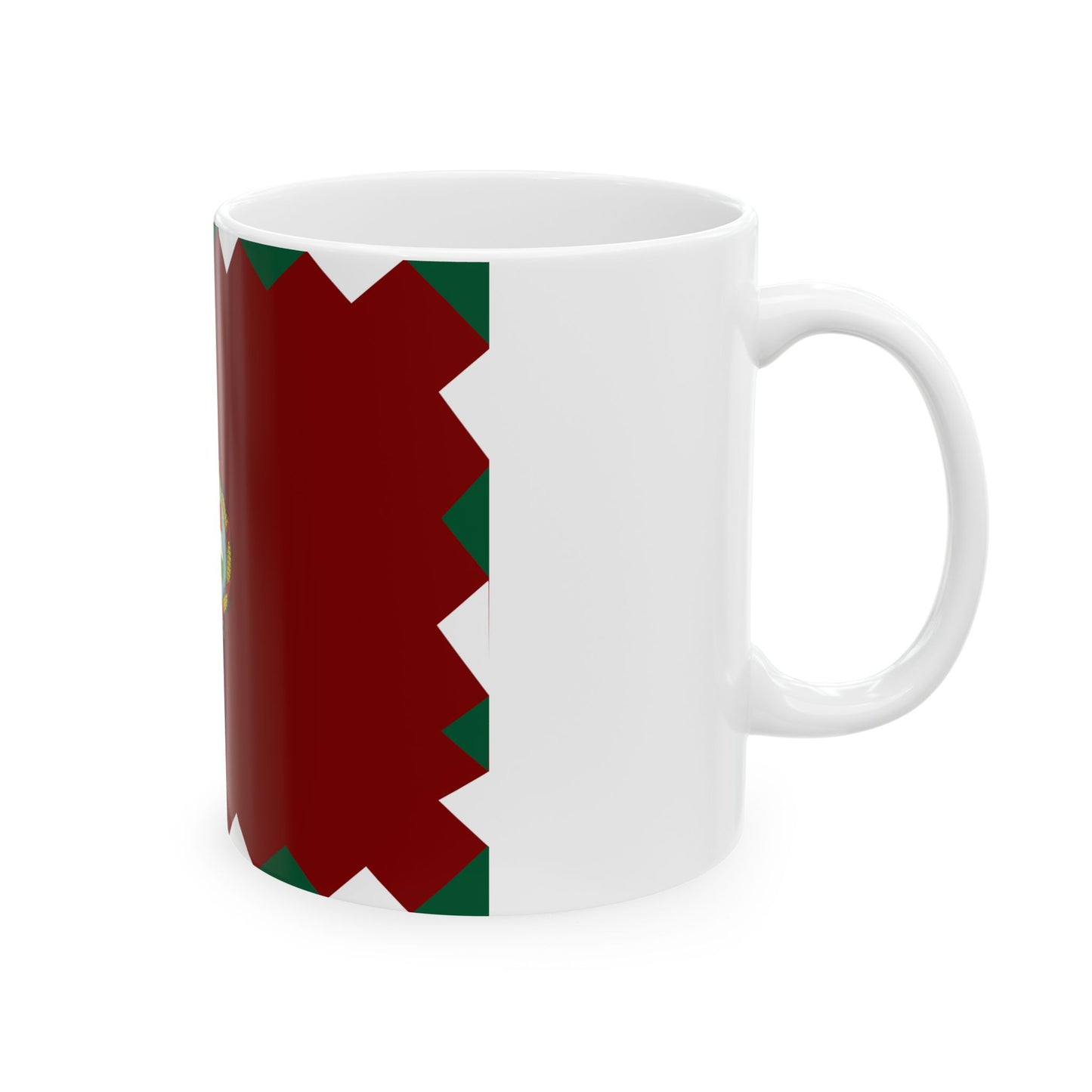 War Flag of Hungary 1957-89 (Hungary) White Coffee Mug-Go Mug Yourself