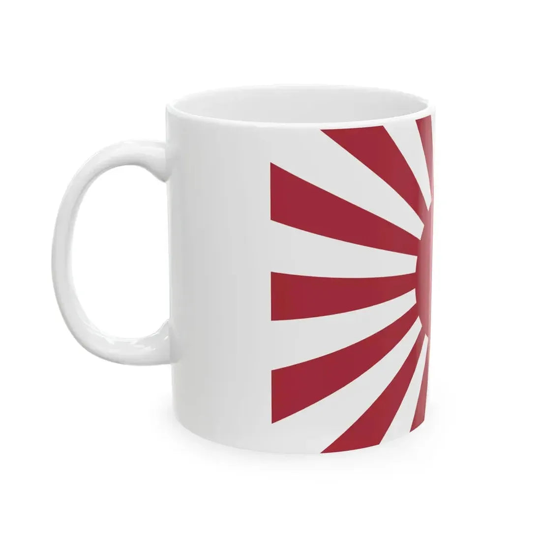 War flag of the Imperial Japanese Army 1868-1945 (Japan) White Coffee Mug - Go Mug Yourself