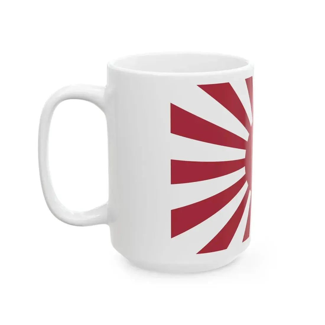 War flag of the Imperial Japanese Army 1868-1945 (Japan) White Coffee Mug - Go Mug Yourself