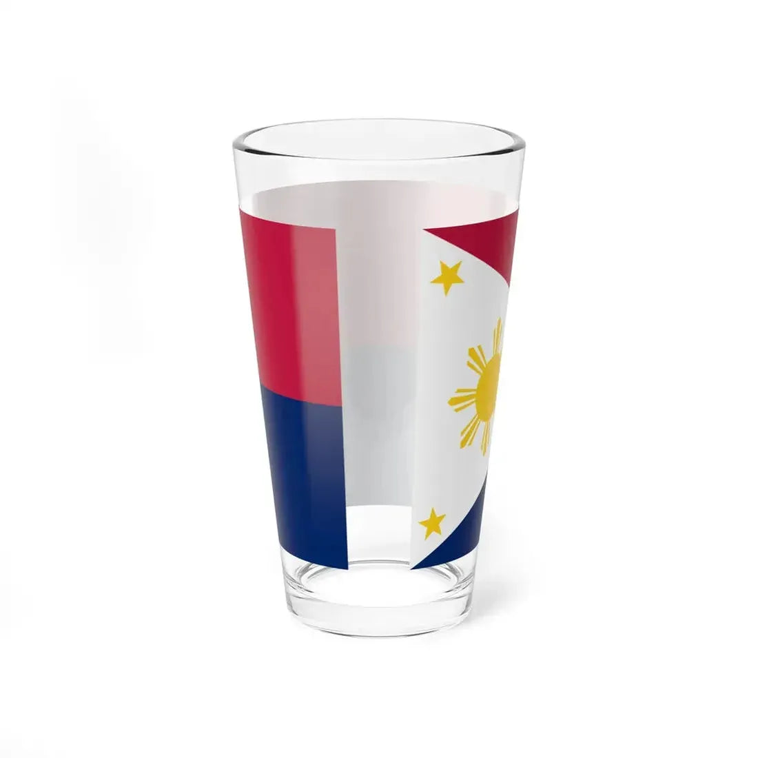 War Flag of the Philippines navy blue (Philippines) Pint Glass 16oz - Go Mug Yourself