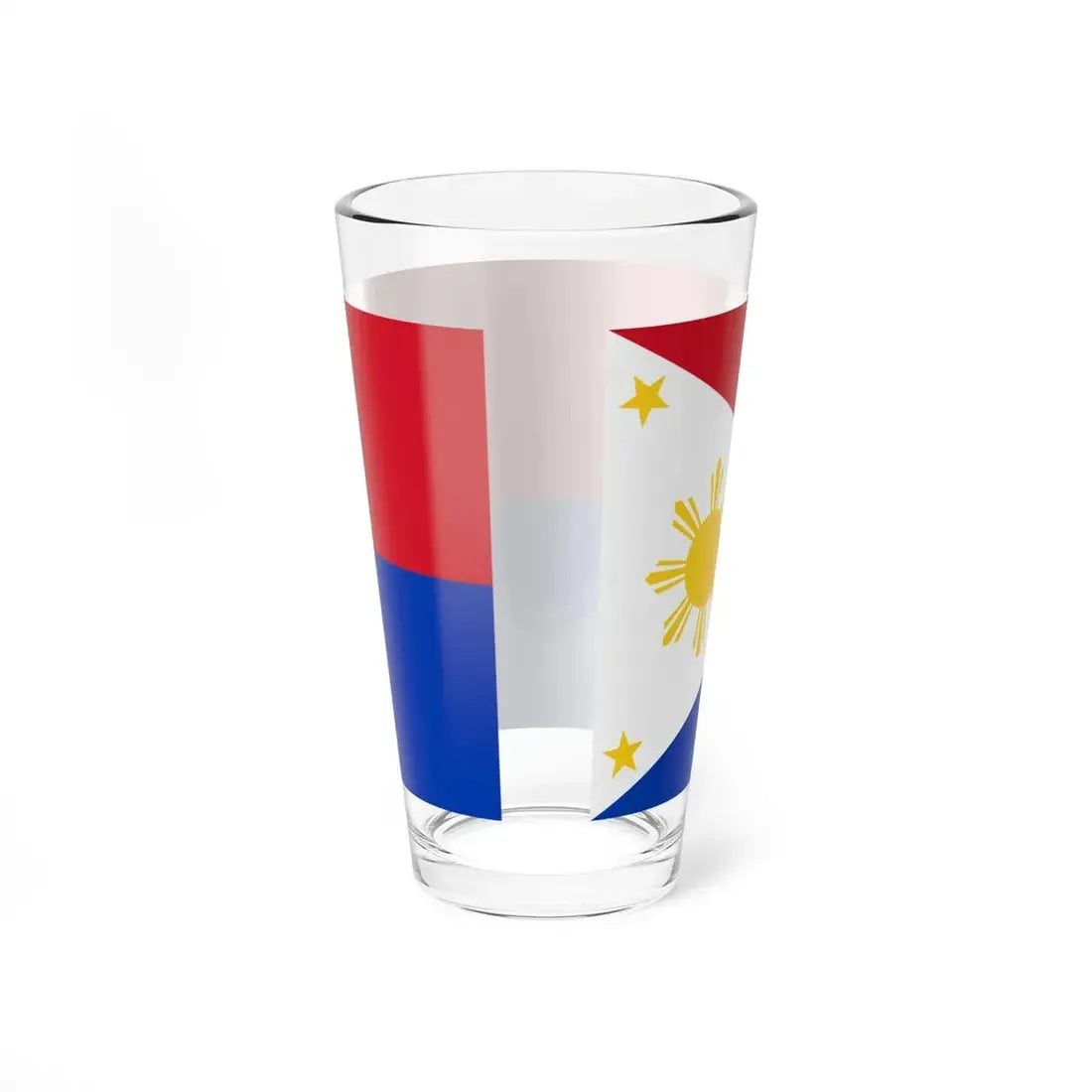 War Flag of the Philippines (Philippines) Pint Glass 16oz - Go Mug Yourself
