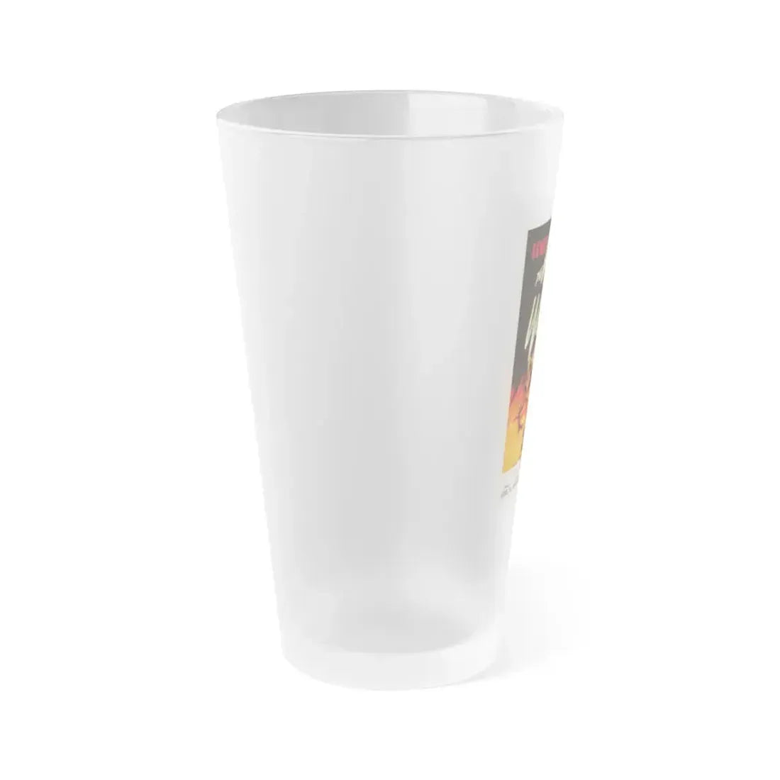 WAR OF THE WORLDS 1953 Movie Poster - Frosted Pint Glass 16oz - Go Mug Yourself