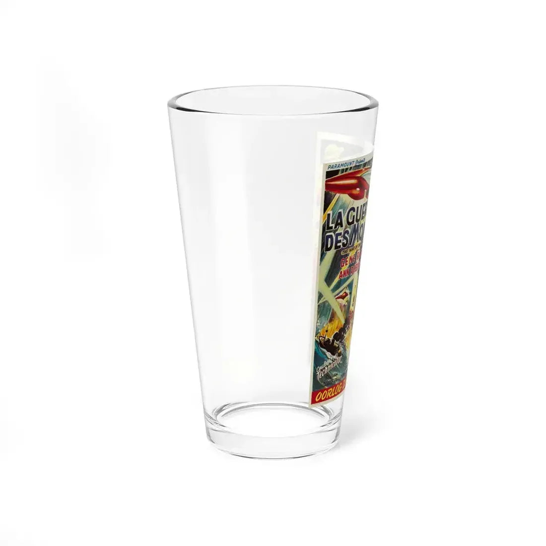 WAR OF THE WORLDS (BELGIAN) 1953 Movie Poster - Pint Glass 16oz - Go Mug Yourself