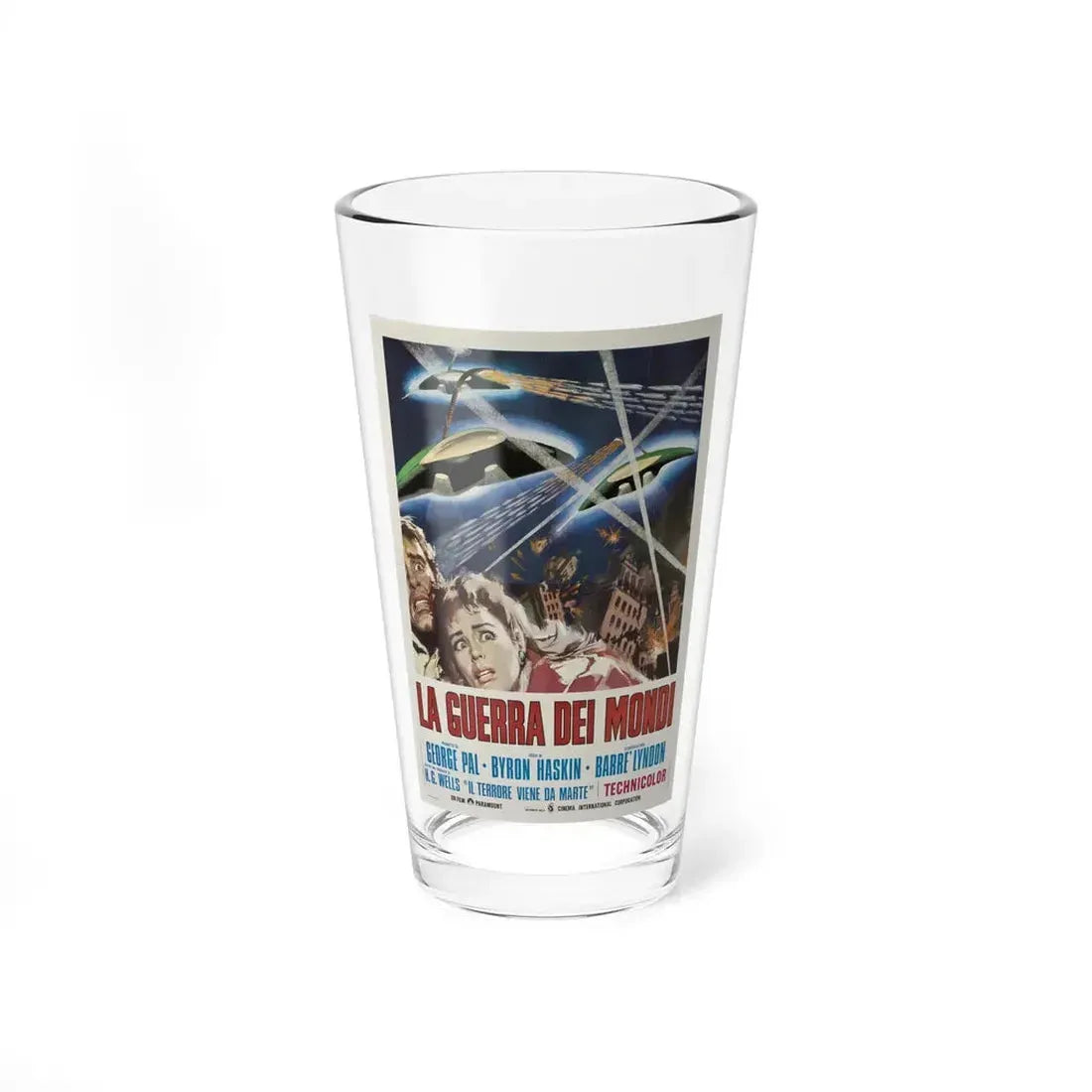 WAR OF THE WORLDS (SPANISH 2) 1953 Movie Poster - Pint Glass 16oz 16oz - Go Mug Yourself
