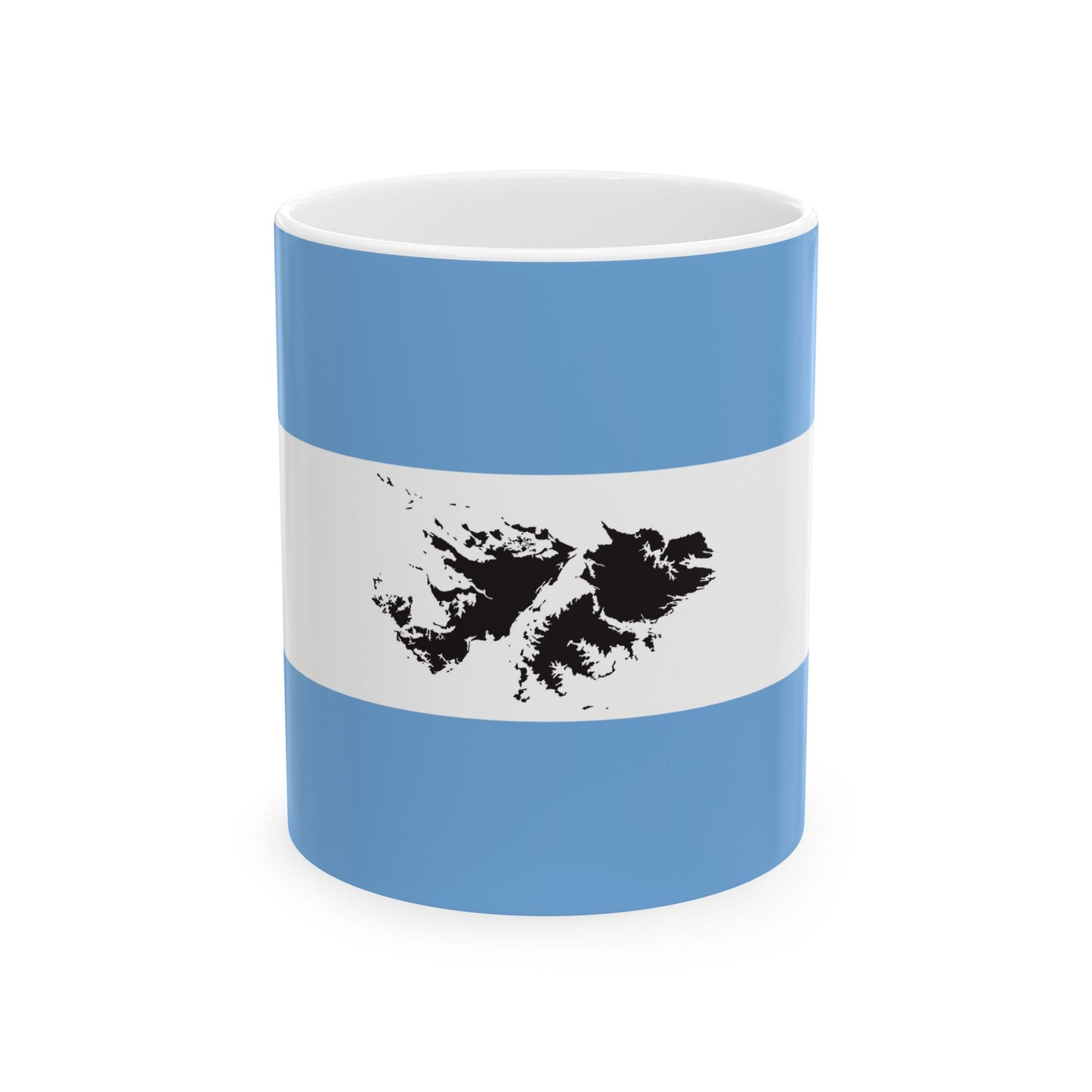 War Veterans Flag (Argentina) White Coffee Mug-11oz-Go Mug Yourself