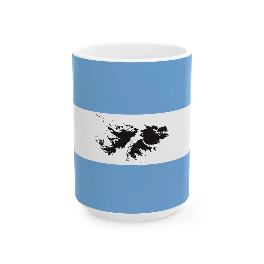War Veterans Flag (Argentina) White Coffee Mug 15oz - Go Mug Yourself