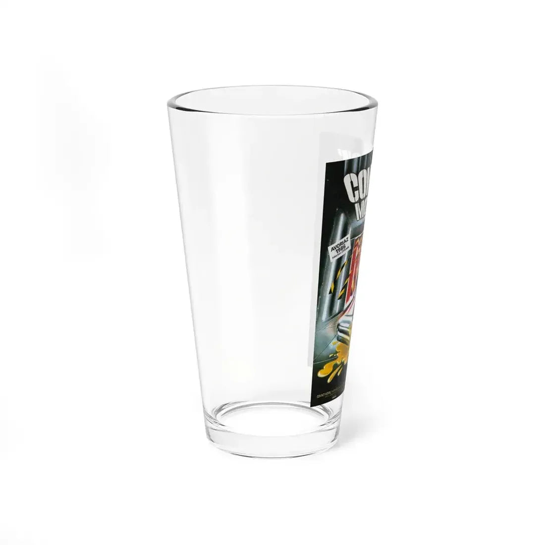 WARNING SIGN (FRENCH) 1985 Movie Poster - Pint Glass 16oz - Go Mug Yourself
