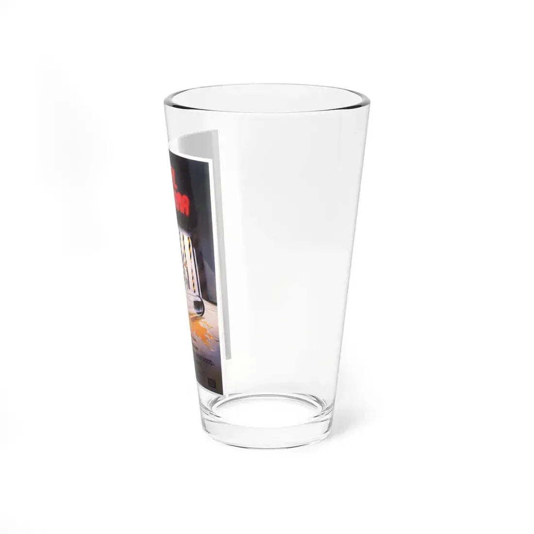 WARNING SIGN (SPANISH) 1985 Movie Poster - Pint Glass 16oz - Go Mug Yourself