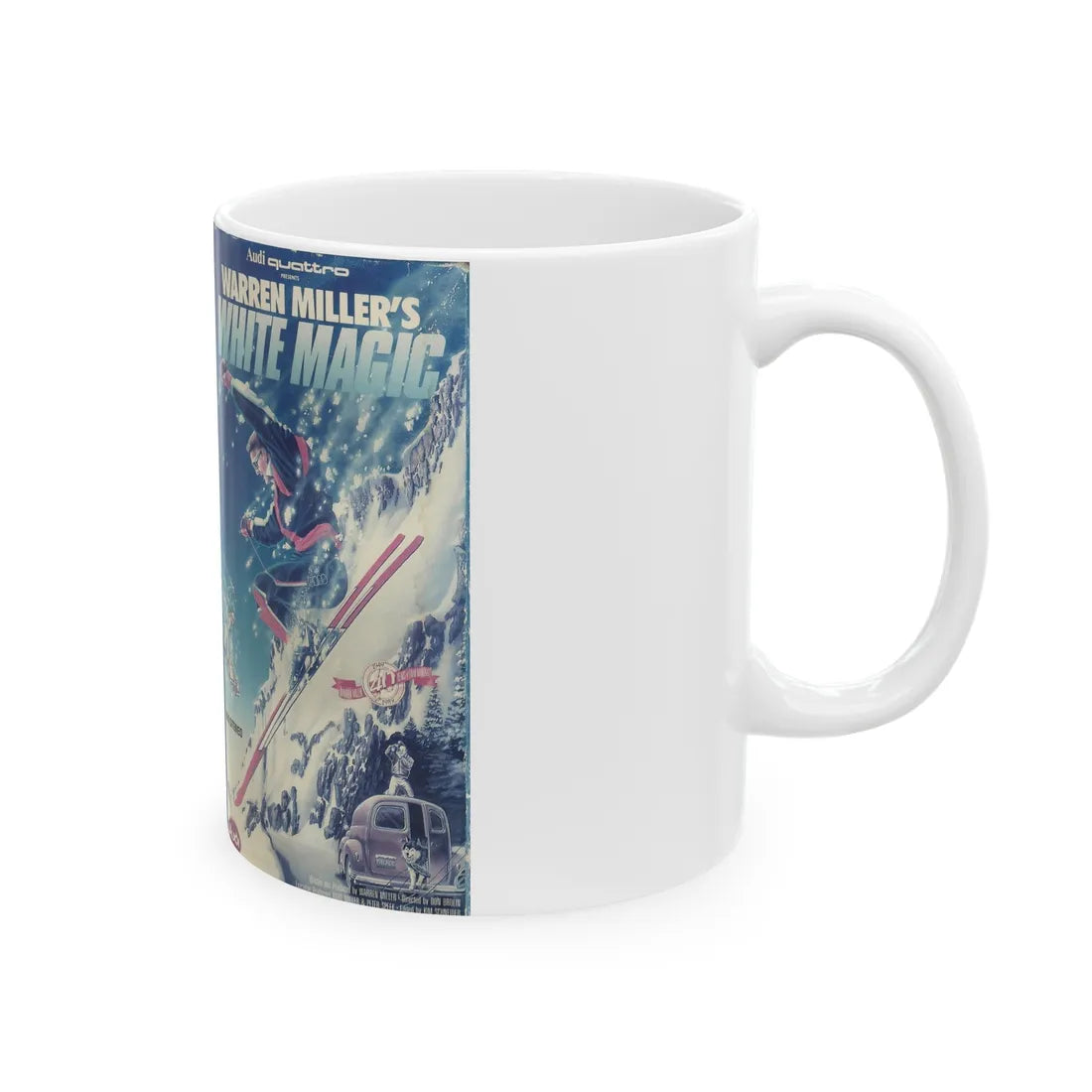 WARREN MILLERS WHITE MAGIC (VHS COVER) - White Coffee Mug - Go Mug Yourself