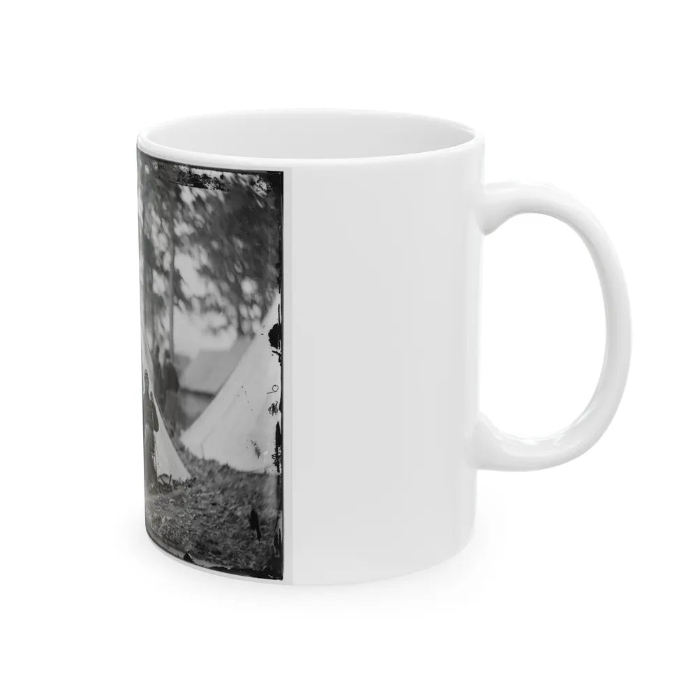 Warrenton, Va. Maj. Charles J. Whiting, Capt. James E. Harrison, And Capt. Wesley W. Owens Of The 5th U.S. Cavalry (U.S. Civil War) White Coffee Mug-Go Mug Yourself