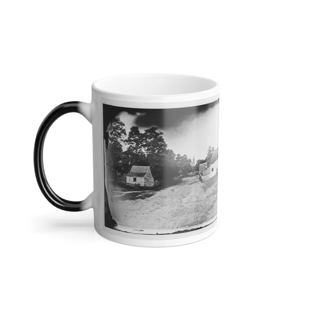 Warrenton, Va. Outskirts of Town With Courthouse in Distance (U.S. Civil War) Color Changing Coffee Mug 11oz-Go Mug Yourself