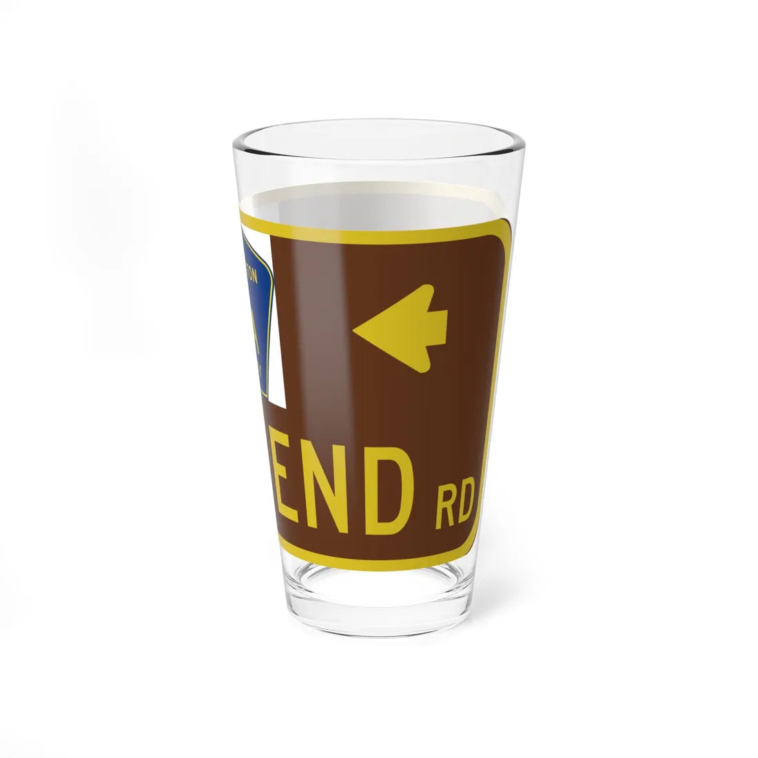 Washington County 6A NY blade sign (New York) (Road Sign) Pint Glss 16oz - Go Mug Yourself