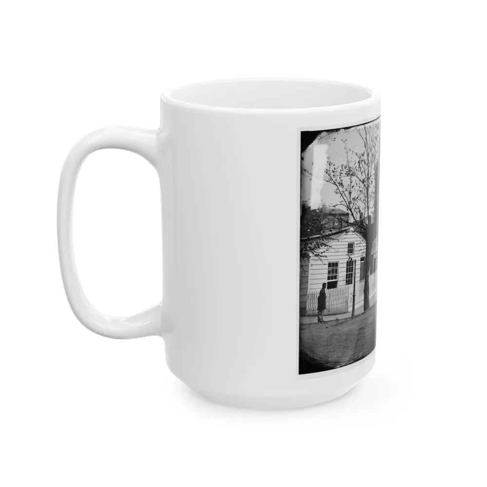 Washington, D.C. Buildings Of The Sanitary Commission Home Lodge For Invalid Soldiers, North Capitol Near C St. (U.S. Civil War) White Coffee Mug-Go Mug Yourself