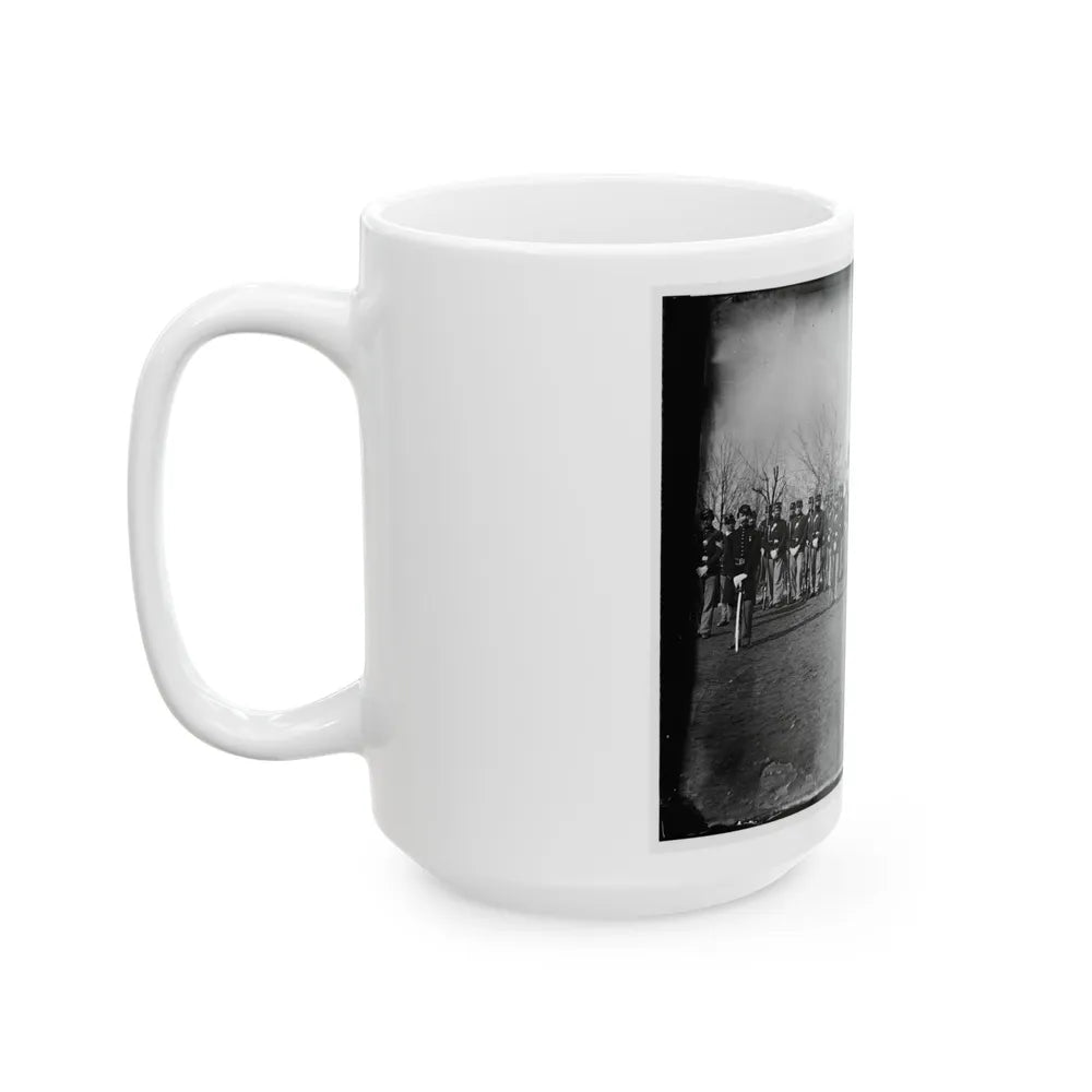 Washington, D.C. Company I, 9th Veteran Reserve Corps, At Washington Circle (U.S. Civil War) White Coffee Mug-Go Mug Yourself