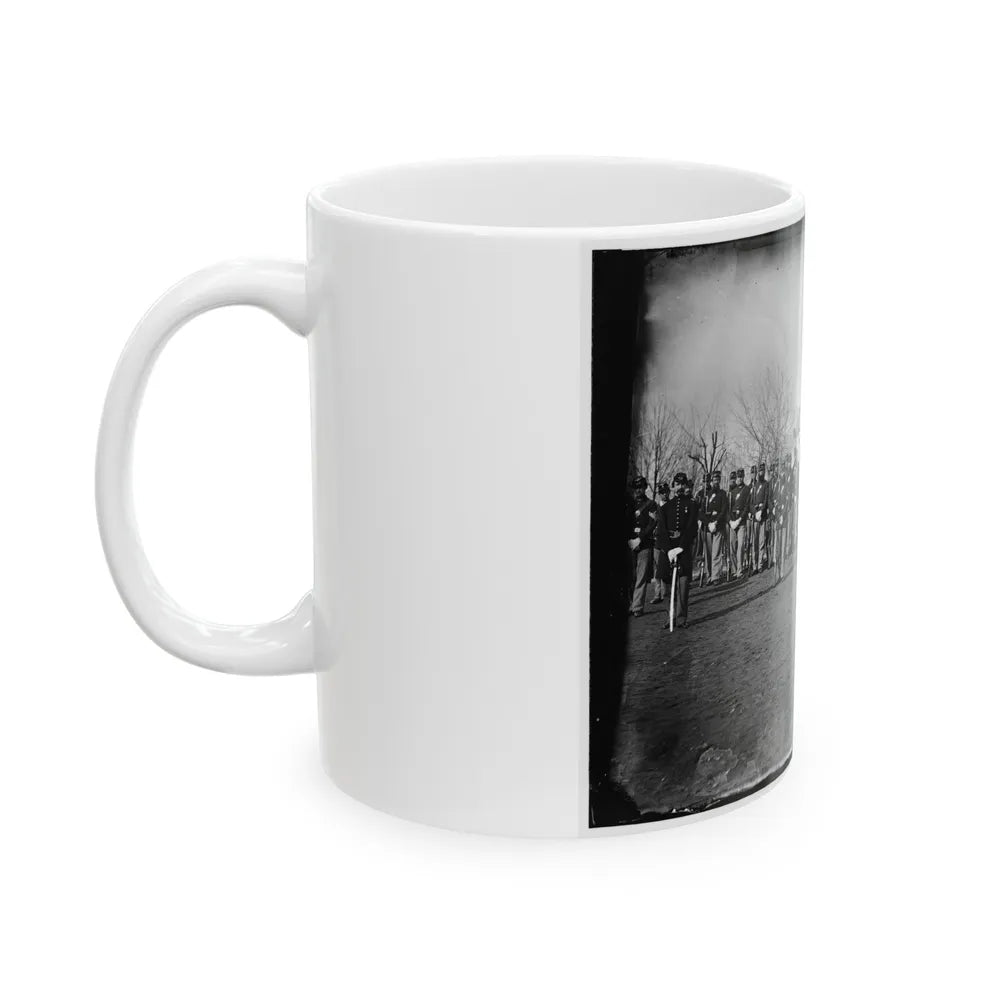 Washington, D.C. Company I, 9th Veteran Reserve Corps, At Washington Circle (U.S. Civil War) White Coffee Mug-Go Mug Yourself