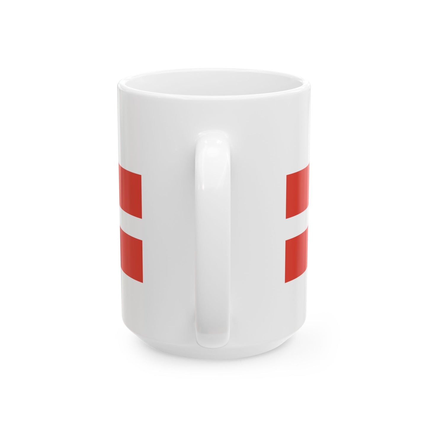 Washington D.C. Flag design Charles Dunn 1924 (United States) White Coffee Mug-Go Mug Yourself
