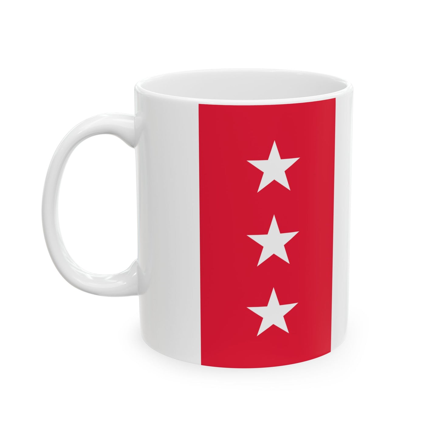 Washington D.C. Flag design proposal U.S. Army Quartermaster May 1924 (United States) White Coffee Mug-Go Mug Yourself