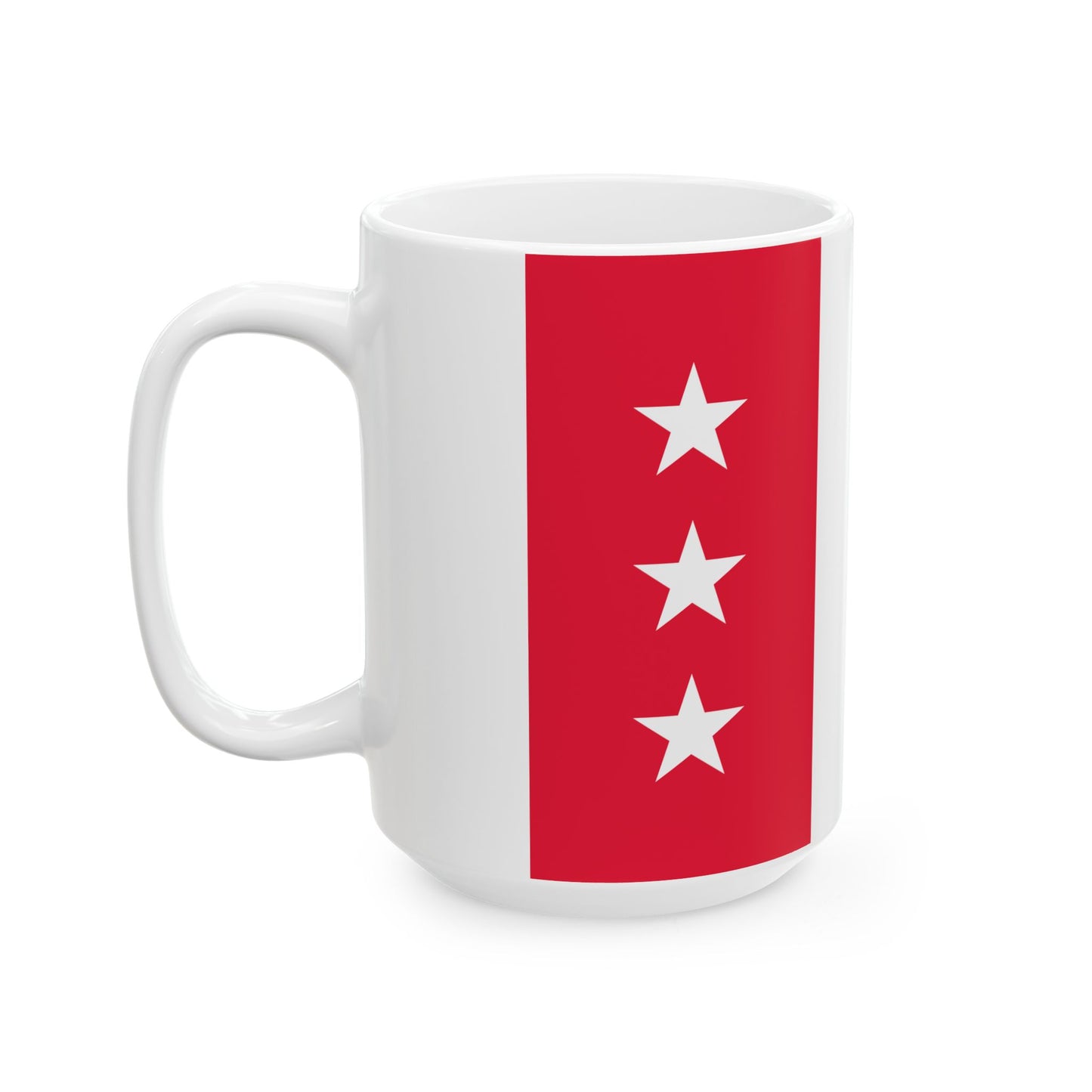 Washington D.C. Flag design proposal U.S. Army Quartermaster May 1924 (United States) White Coffee Mug-Go Mug Yourself