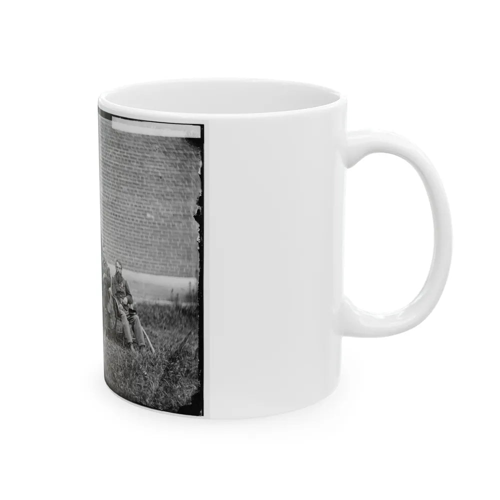 Washington, D.C. Gen. John F. Hartranft And Staff, Responsible For Securing The Conspirators At The Arsenal (U.S. Civil War) White Coffee Mug-Go Mug Yourself