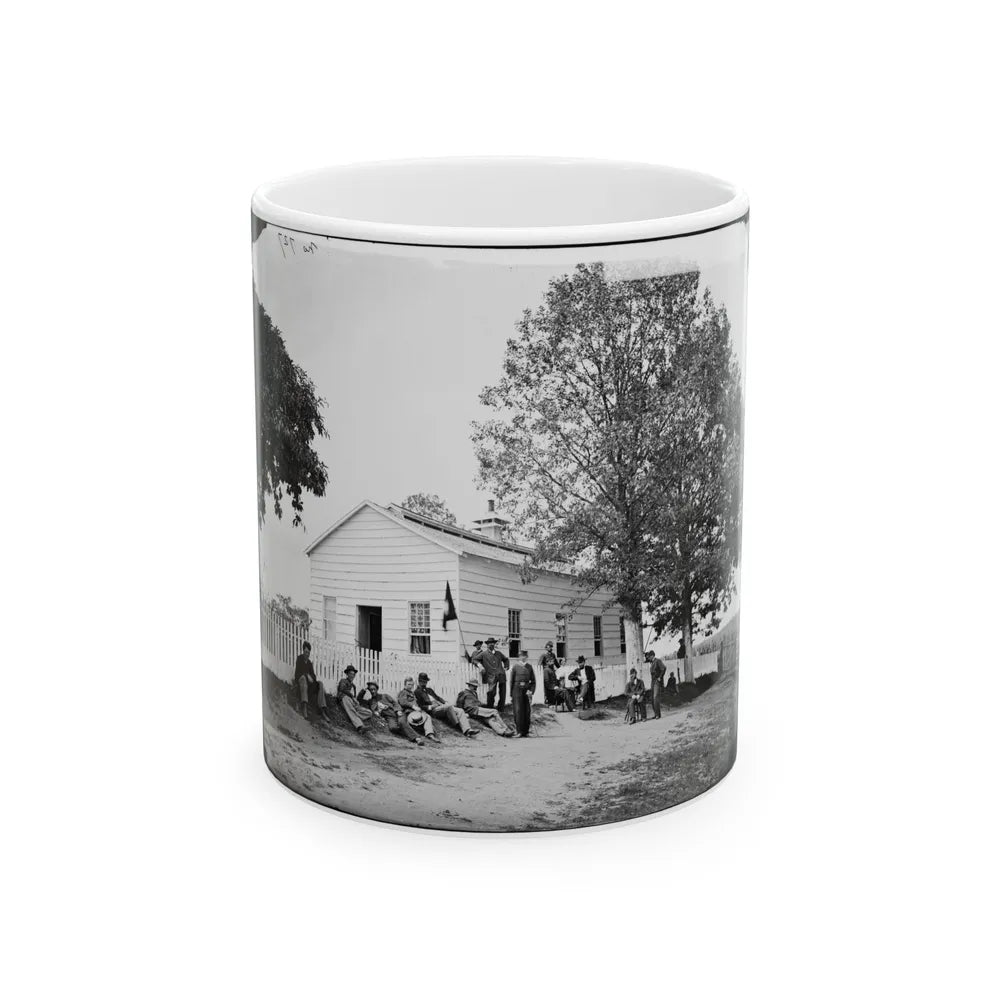 Washington, D.C. Hospitals, Signal Corps Camp Quarters Near Georgetown (U.S. Civil War) White Coffee Mug-11oz-Go Mug Yourself
