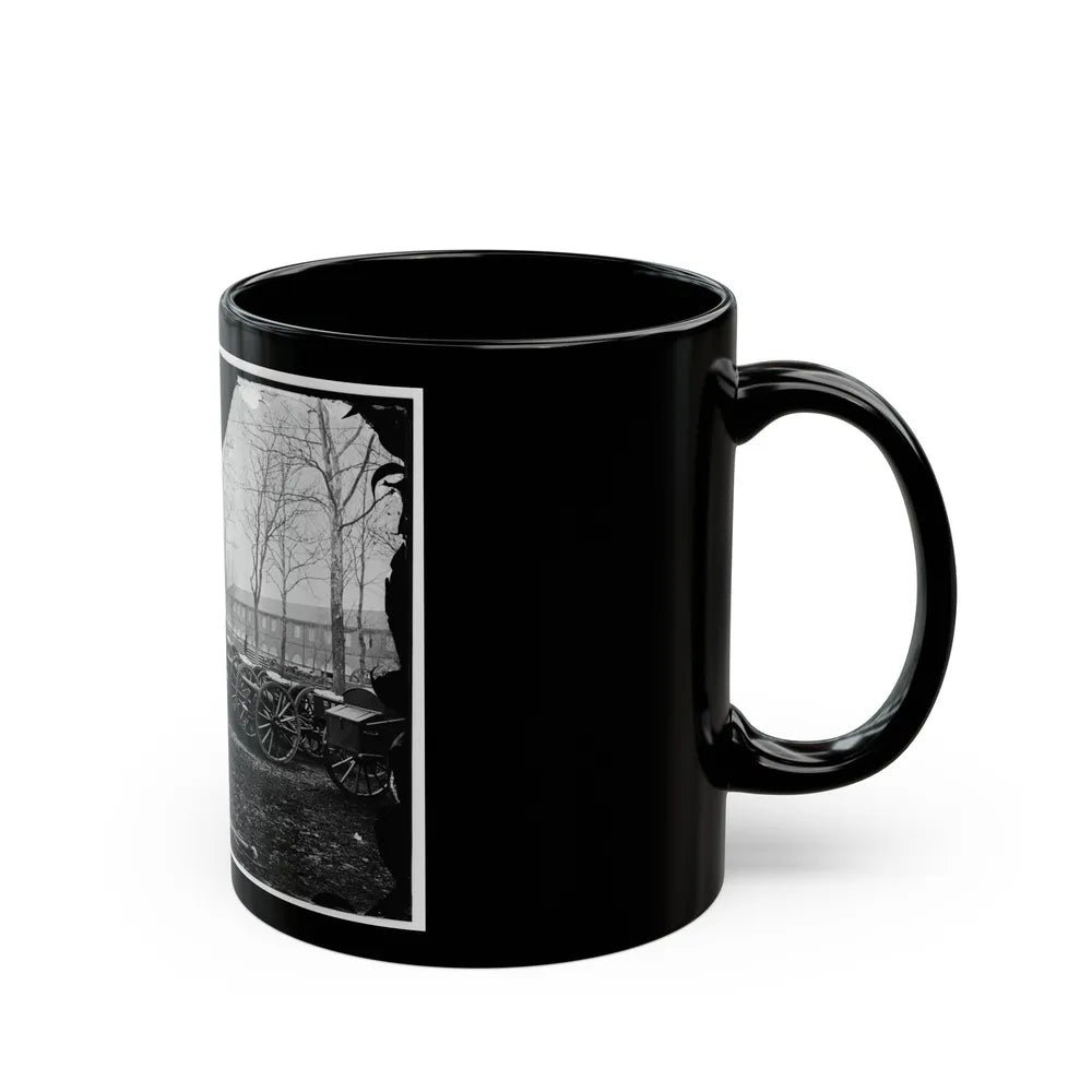 Washington, D.C. Park Of Wiard Guns At The Arsenal; Another View. H.L. Stuart Against Tree (U.S. Civil War) Black Coffee Mug-Go Mug Yourself