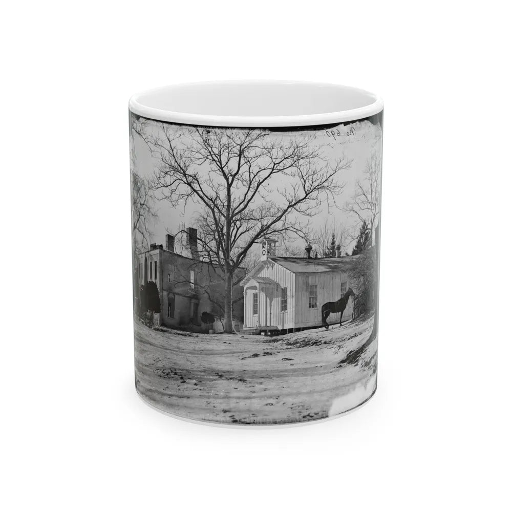Washington, D.C. Ruins Of Kalorama Hospital, 23d And S Streets, Nw (U.S. Civil War) White Coffee Mug-11oz-Go Mug Yourself