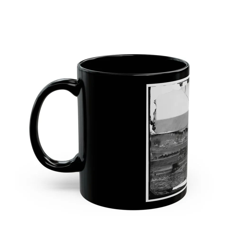Washington, D.C., Vicinity. 17th New York Battery, With Horses Harnessed To Guns (U.S. Civil War) Black Coffee Mug-Go Mug Yourself