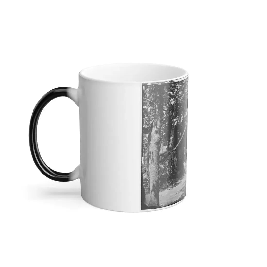 Washington, District of Columbia (Vicinity). Headquarters of Gen. Gershom Mott (U.S. Civil War) Color Changing Coffee Mug 11oz - Go Mug Yourself