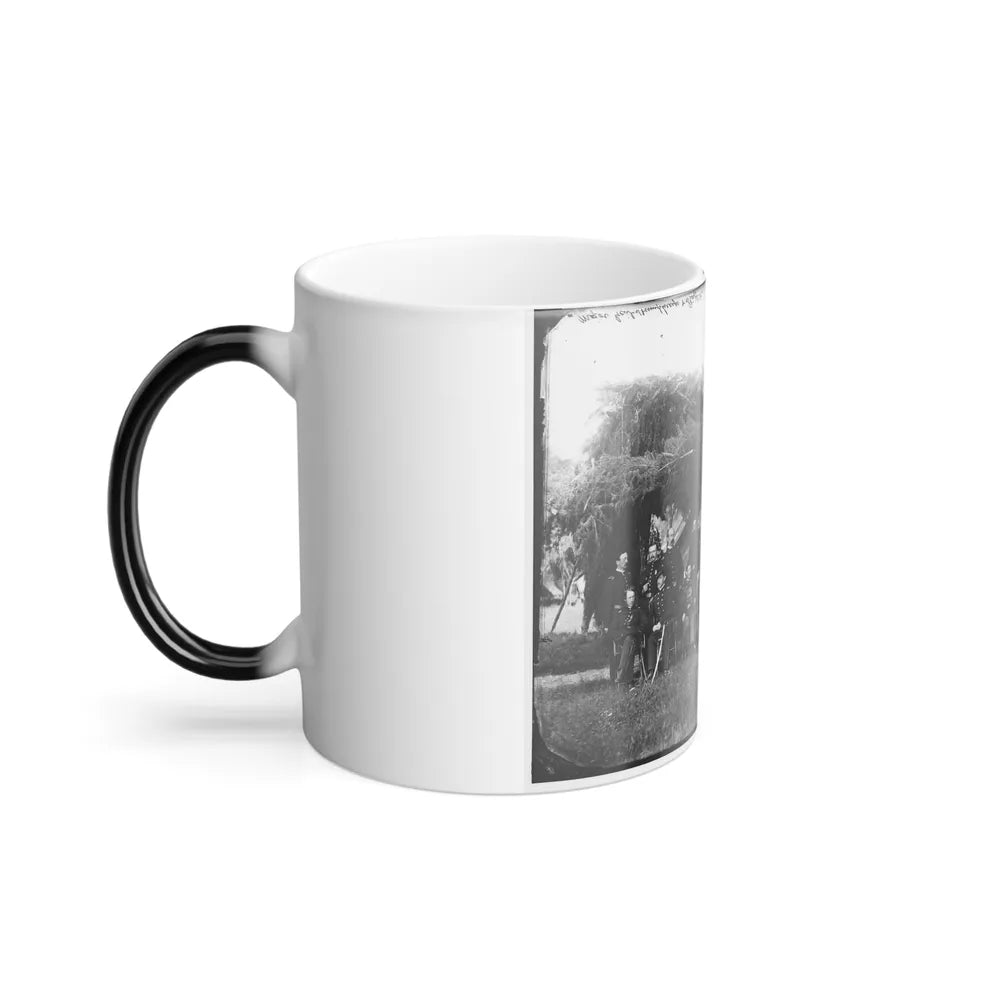 Washington, District of Columbia (Vicinity). Gen. Andrew A. Humphreys and Staff (U.S. Civil War) Color Changing Coffee Mug 11oz-Go Mug Yourself