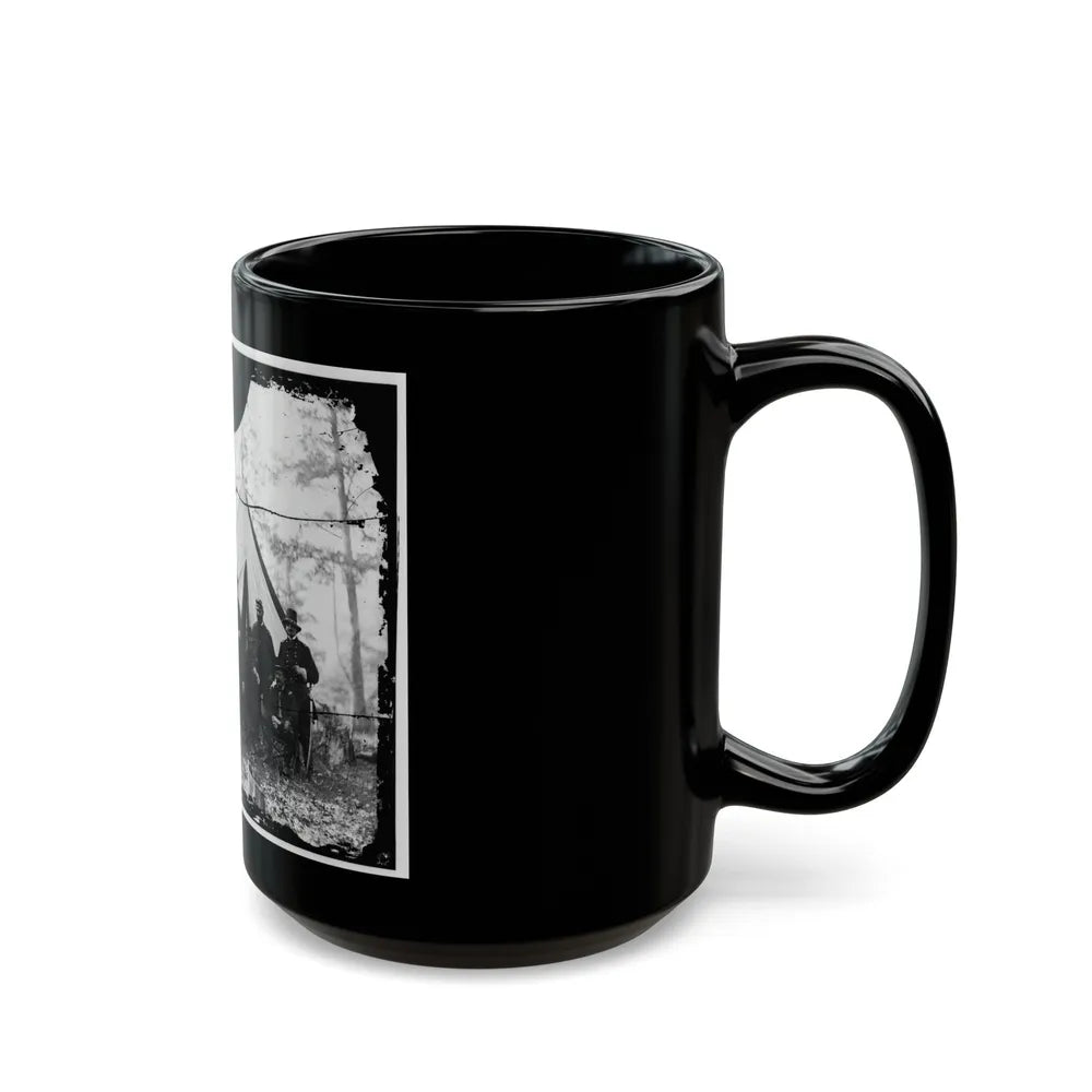 Washington, District Of Columbia (Vicinity). Gen. James A. Hall, Officers And Men Of Battery C & E, U.S. Artillery (U.S. Civil War) Black Coffee Mug-Go Mug Yourself