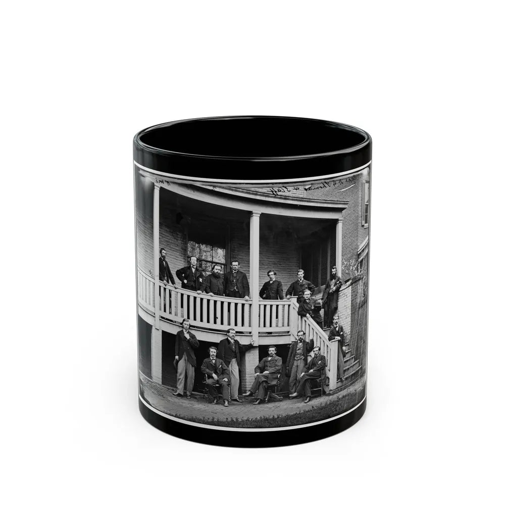 Washington, District Of Columbia. Capt. D.G. Thomas, M.S.K. (U.S. Civil War) Black Coffee Mug-11oz-Go Mug Yourself