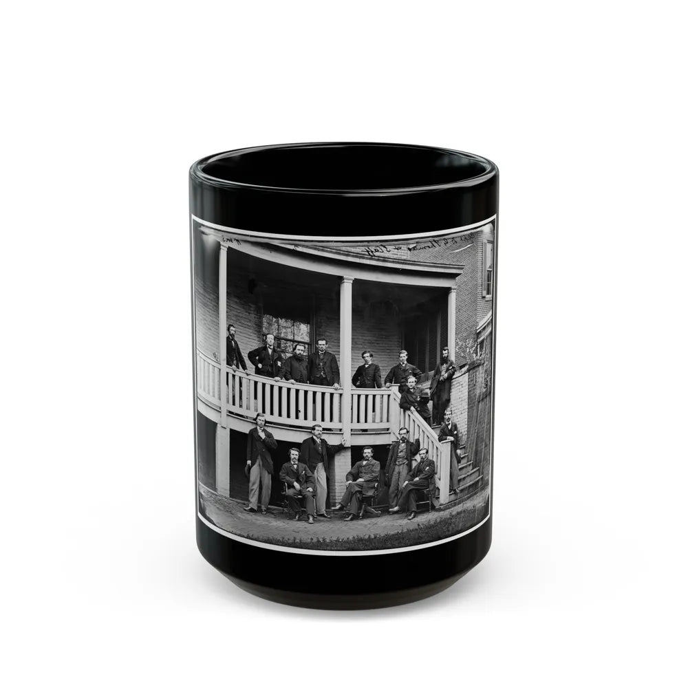 Washington, District Of Columbia. Capt. D.G. Thomas, M.S.K. (U.S. Civil War) Black Coffee Mug-15oz-Go Mug Yourself