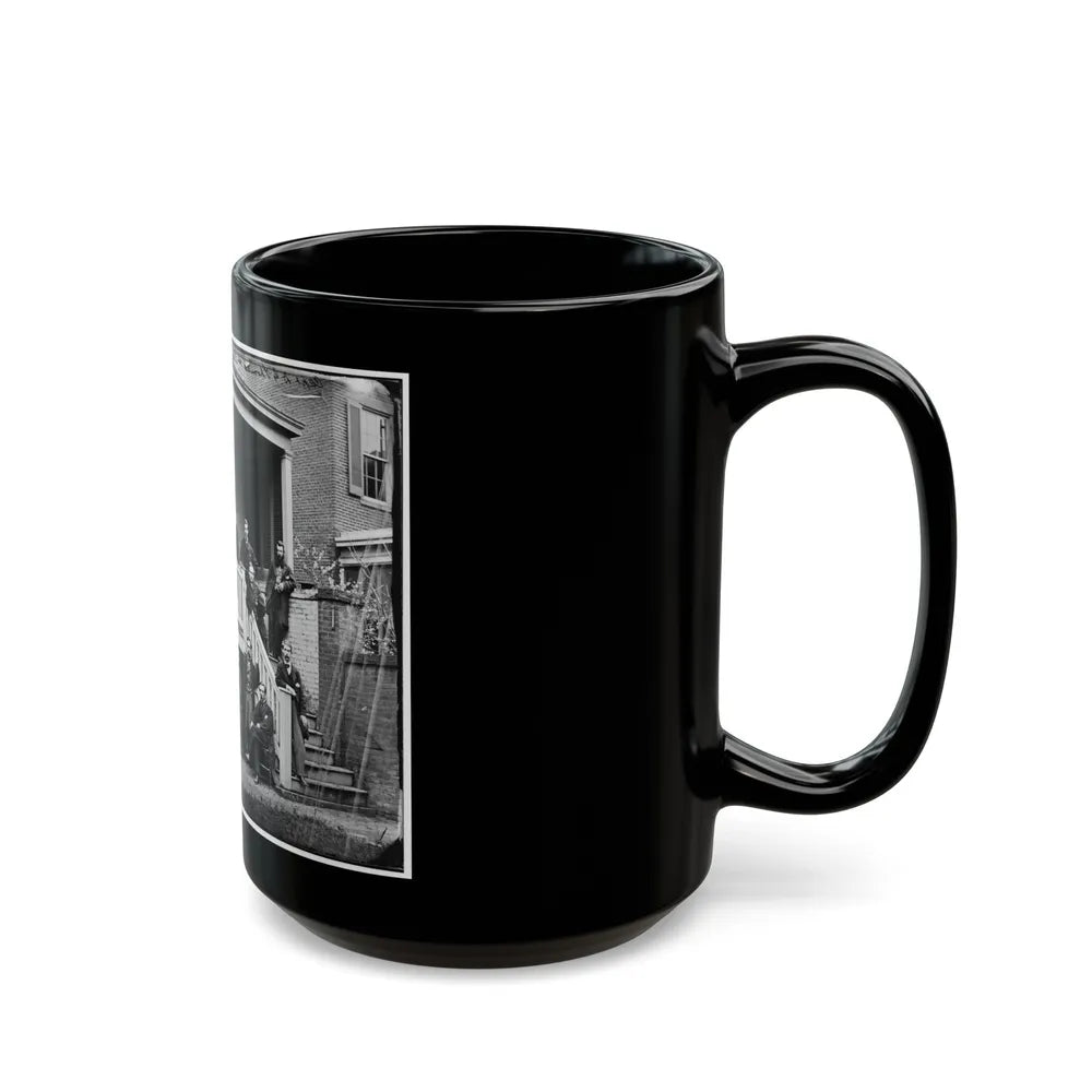 Washington, District Of Columbia. Capt. D.G. Thomas, M.S.K. (U.S. Civil War) Black Coffee Mug-Go Mug Yourself
