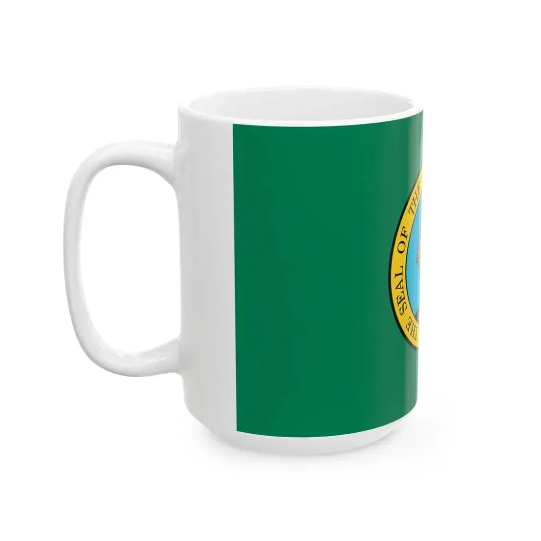 Washington State Flag (United States) White Coffee Mug - Go Mug Yourself