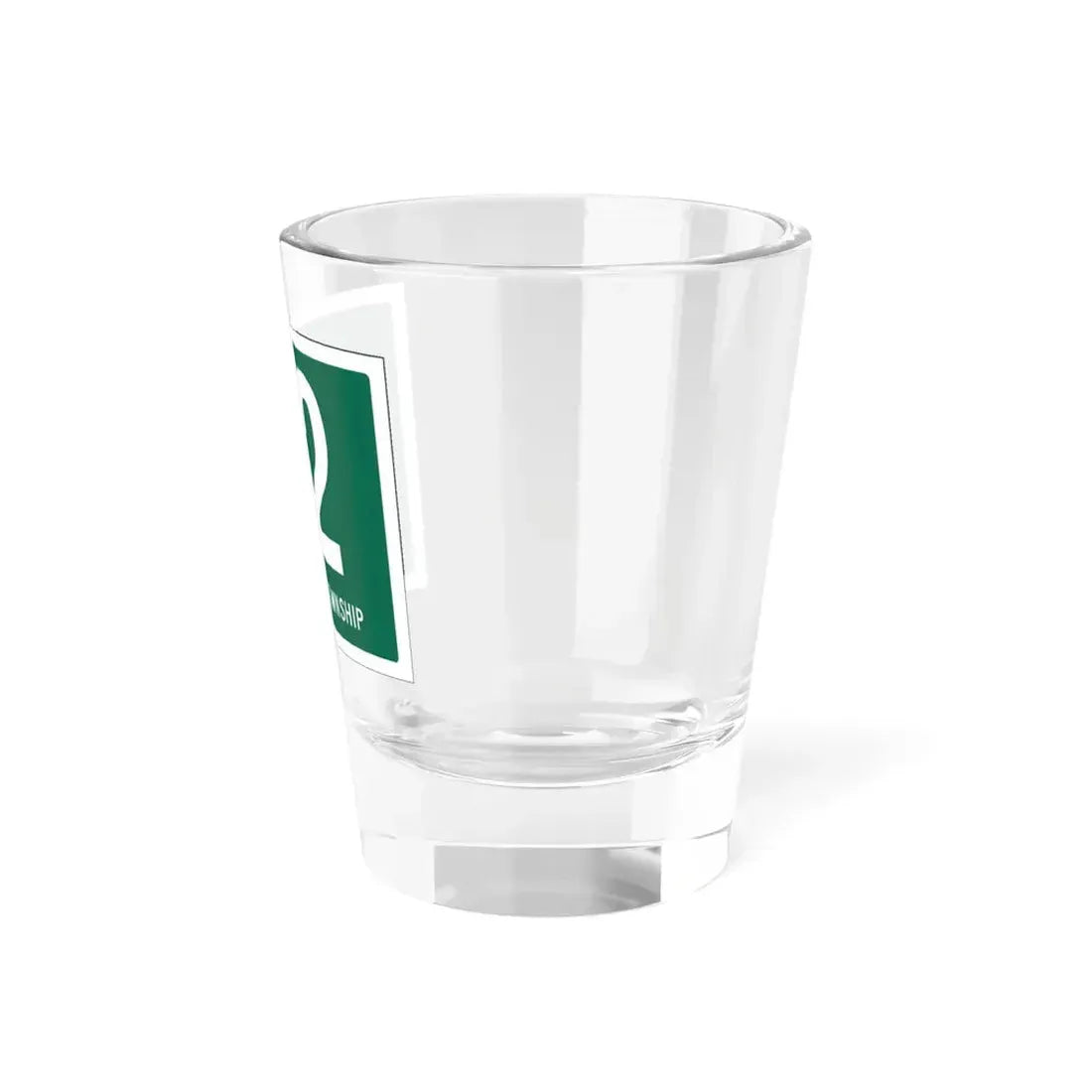 Washington Township Route 32 Paulding County Ohio (Ohio) (Road Sign) Shot Glass 1.5oz - Go Mug Yourself