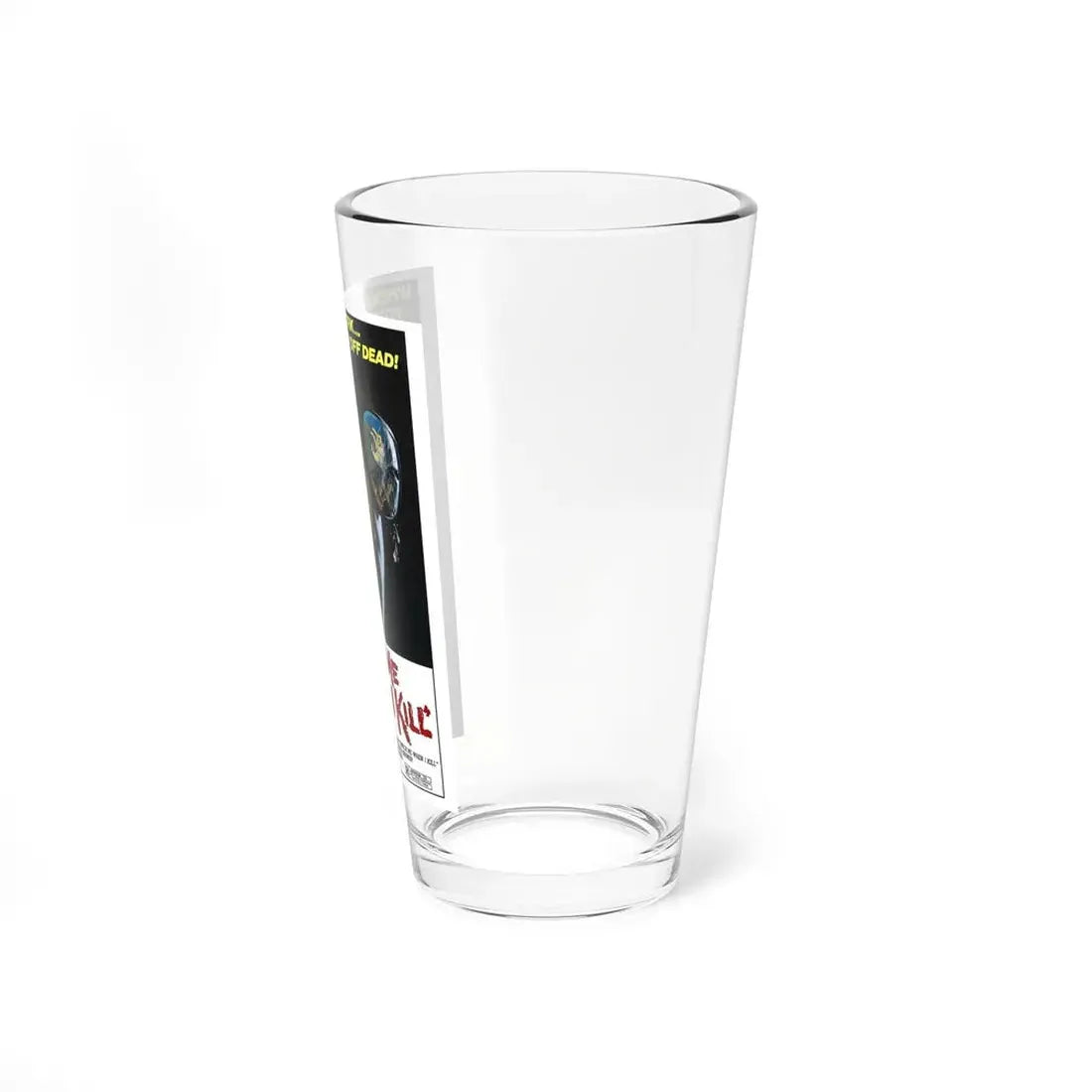 WATCH ME WHEN I KILL 1977 Movie Poster - Pint Glass 16oz - Go Mug Yourself