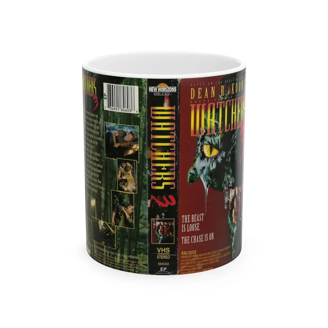 WATCHERS 3 (VHS COVER) - White Coffee Mug 11oz - Go Mug Yourself