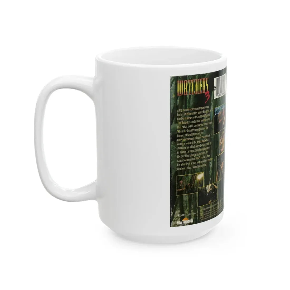 WATCHERS 3 (VHS COVER) - White Coffee Mug - Go Mug Yourself