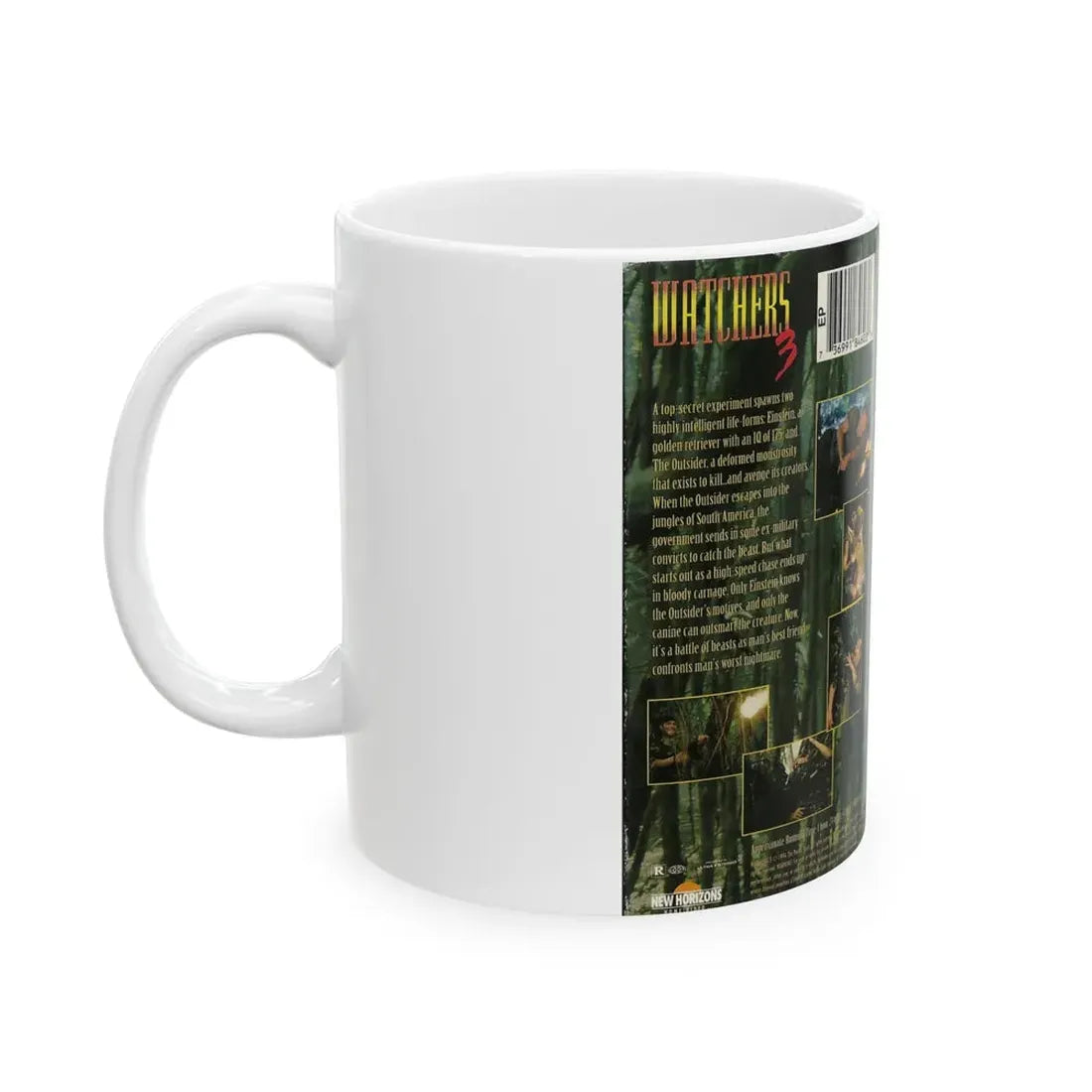 WATCHERS 3 (VHS COVER) - White Coffee Mug - Go Mug Yourself