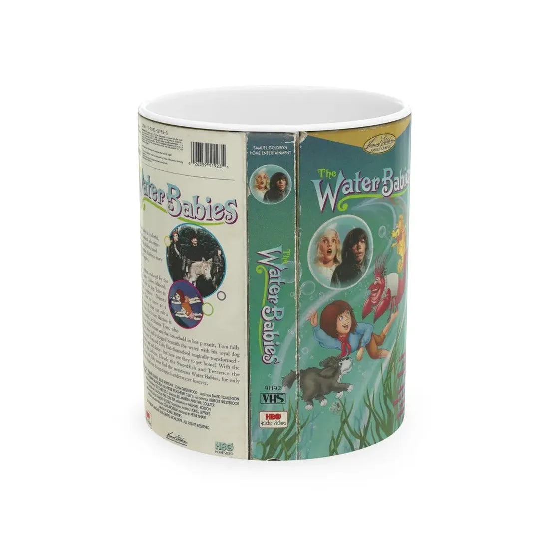 WATER BABIES (VHS COVER) - White Coffee Mug 11oz - Go Mug Yourself