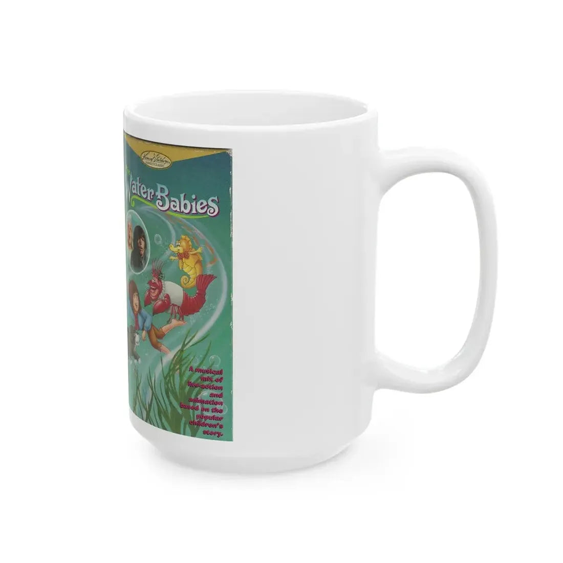 WATER BABIES (VHS COVER) - White Coffee Mug - Go Mug Yourself