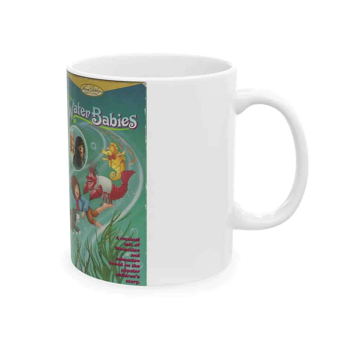 WATER BABIES (VHS COVER) - White Coffee Mug - Go Mug Yourself