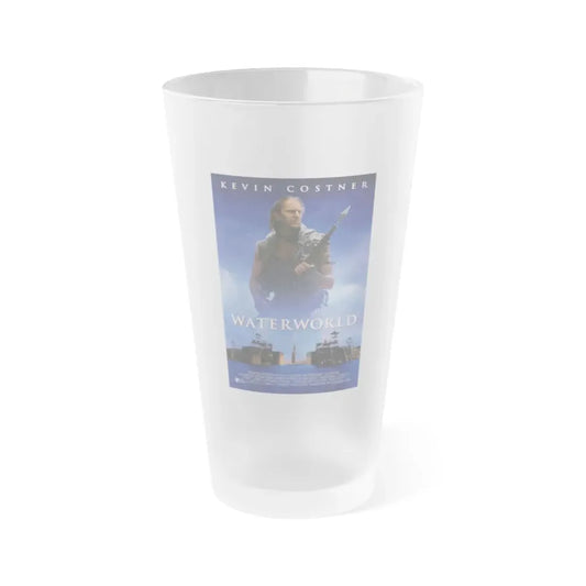 WATERWORLD 1995 Movie Poster - Frosted Pint Glass 16oz 16oz Frosted - Go Mug Yourself
