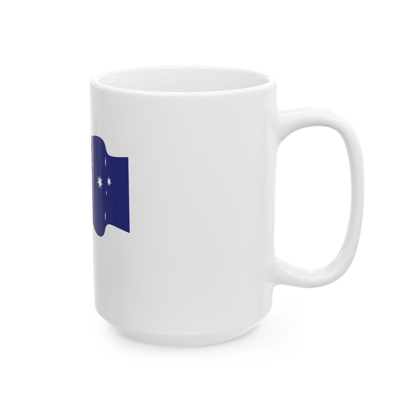 Waving flag of Australia (Australia) White Coffee Mug-Go Mug Yourself