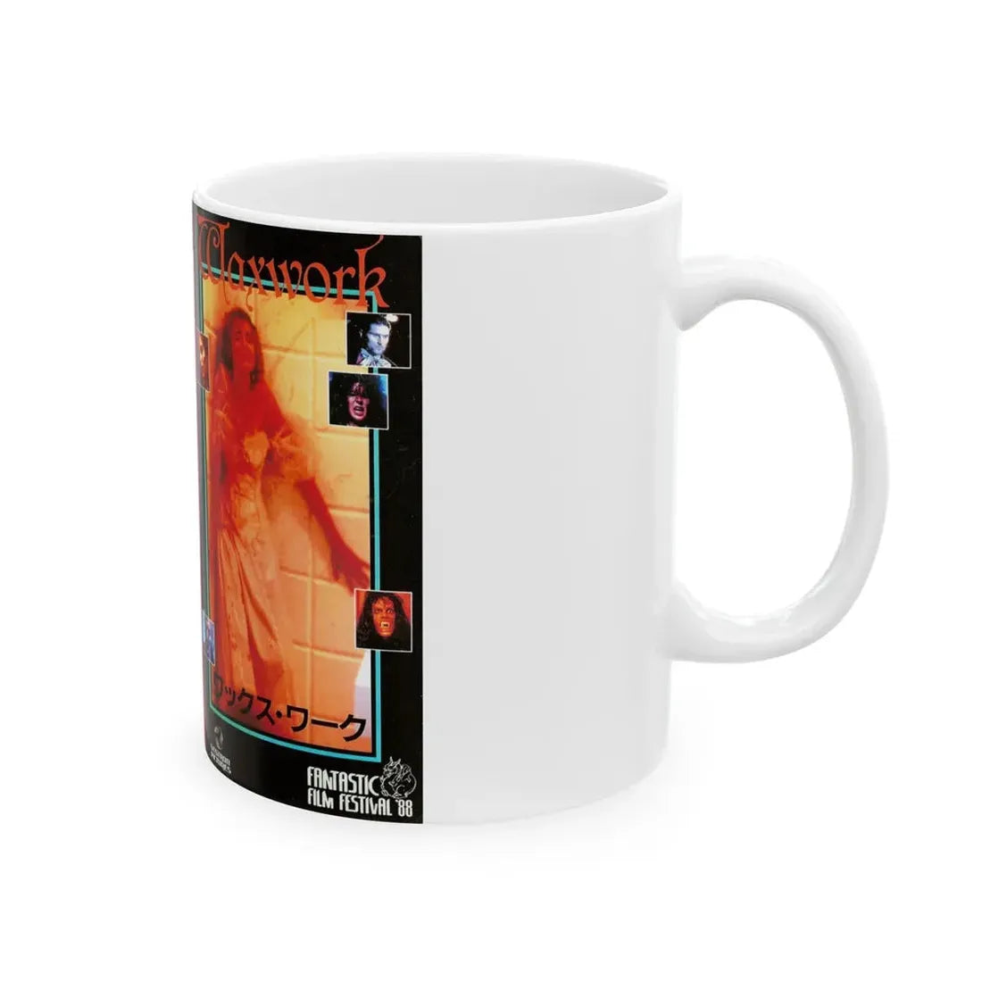 WAXWORK (VHS COVER) - White Coffee Mug - Go Mug Yourself