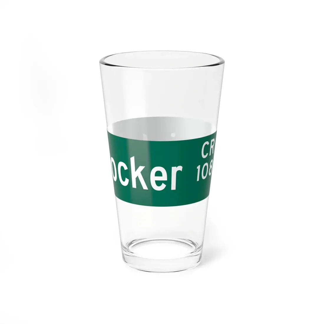 Wayne County 108 NY blade sign (New York) (Road Sign) Pint Glass 16oz - Go Mug Yourself